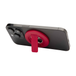 Magnetic 2-in-1 phone stand, built-in bottle opener red colour
