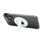 Magnetic 2-in-1 phone stand, built-in bottle opener white colour