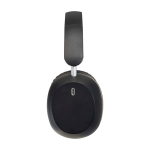 Headphones, active noise cancellation, immersive sound black colour