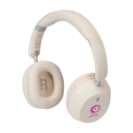 Headphones, active noise cancellation, immersive sound white colour