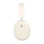 Headphones, active noise cancellation, immersive sound white colour