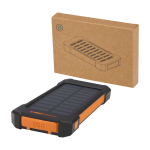 Solar power bank, ultra-durable exterior black colour