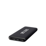 Recycled plastic power bank, 2 cables, 10,000 mAh