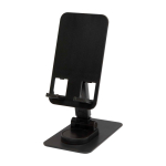 Folding phone stand, metal support, angle lock black colour