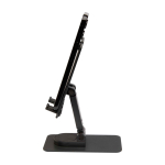 Folding phone stand, metal support, angle lock black colour
