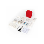 First aid kit, 59 items, 5-year shelf life red colour