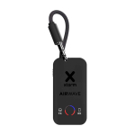 Xtorm AirWave wireless audio adapter, XAWBT01 black colour second front view