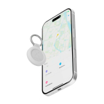 Water-resistant smart luggage tag, Xtorm XTAG2GA white colour fourth view