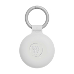 Water-resistant smart luggage tag, Xtorm XTAG2GA white colour printed logo view 2