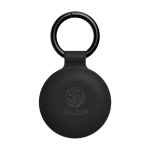 Water-resistant smart luggage tag, Xtorm XTAG2GA graphite colour printed logo view 2