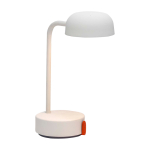 Rechargeable table lamp, dimmable, Kooduu Fokus white colour