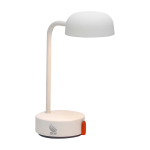 Rechargeable table lamp, dimmable, Kooduu Fokus white colour