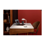 Rechargeable table lamp, dimmable, Kooduu Fokus white colour