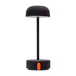 Rechargeable table lamp, dimmable, Kooduu Fokus antracite colour