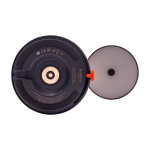 Rechargeable table lamp, dimmable, Kooduu Fokus antracite colour