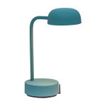 Rechargeable table lamp, dimmable, Kooduu Fokus mint green colour