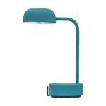 Rechargeable table lamp, dimmable, Kooduu Fokus mint green colour