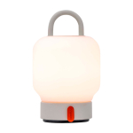 Portable lantern-style lamp, soft lighting, Kooduu Loome white colour