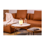 Portable lantern-style lamp, soft lighting, Kooduu Loome white colour