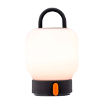 Portable lantern-style lamp, soft lighting, Kooduu Loome antracite colour