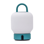 Portable lantern-style lamp, soft lighting, Kooduu Loome mint green colour