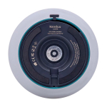 Portable lantern-style lamp, soft lighting, Kooduu Loome mint green colour