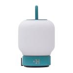 Portable lantern-style lamp, soft lighting, Kooduu Loome mint green colour