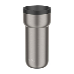 Thermal travel mug, stainless steel, 375ml, Mepal Ellipse black colour