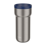 Thermal travel mug, stainless steel, 375ml, Mepal Ellipse navy-blue colour