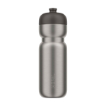 Leakproof sports bottle, stainless steel, 800ml, Mepal Pull black colour