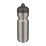 Leakproof sports bottle, stainless steel, 800ml, Mepal Pull black colour
