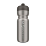 Leakproof sports bottle, stainless steel, 800ml, Mepal Pull black colour
