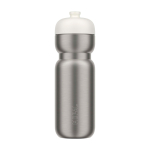 Leakproof sports bottle, stainless steel, 800ml, Mepal Pull white colour