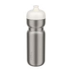 Leakproof sports bottle, stainless steel, 800ml, Mepal Pull white colour