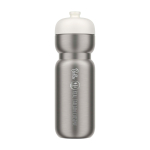 Leakproof sports bottle, stainless steel, 800ml, Mepal Pull white colour
