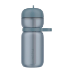 Sports bottle, flip lid, straw, 600ml, Mepal blue colour