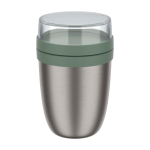 Thermal lunch box, dual compartment, 700ml, Mepal Ellipse 2.0 green colour