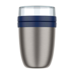 Thermal lunch box, dual compartment, 700ml, Mepal Ellipse 2.0 navy-blue colour