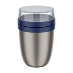 Thermal lunch box, dual compartment, 700ml, Mepal Ellipse 2.0 navy-blue colour