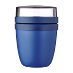Mini lunch box, dual compartment, 420ml, Mepal Ellipse Mini navy-blue colour