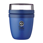 Mini lunch box, dual compartment, 420ml, Mepal Ellipse Mini navy-blue colour