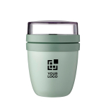 Mini lunch box, dual compartment, 420ml, Mepal Ellipse Mini main view