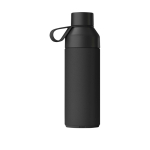 Bottle with modular lid system, 3 caps, 500ml, Ocean Bottle black colour