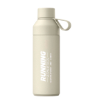 Bottle with modular lid system, 3 caps, 500ml, Ocean Bottle sand colour