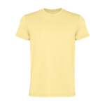 Men’s short sleeve jersey cotton T-shirt, 180 g/m2, Roly Corgi yellow colour