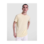 Men’s short sleeve jersey cotton T-shirt, 180 g/m2, Roly Corgi yellow colour
