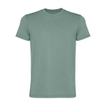 Men’s short sleeve jersey cotton T-shirt, 180 g/m2, Roly Corgi dark green colour