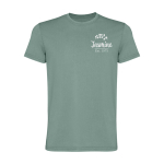 Men’s short sleeve jersey cotton T-shirt, 180 g/m2, Roly Corgi dark green colour