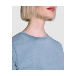 Women’s fitted short sleeve T-shirt, 280 g/m2, Roly Fiyi dark green colour