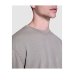 Unisex crew neck jumper, cotton, 250 g/m2, Roly Jaya grey colour